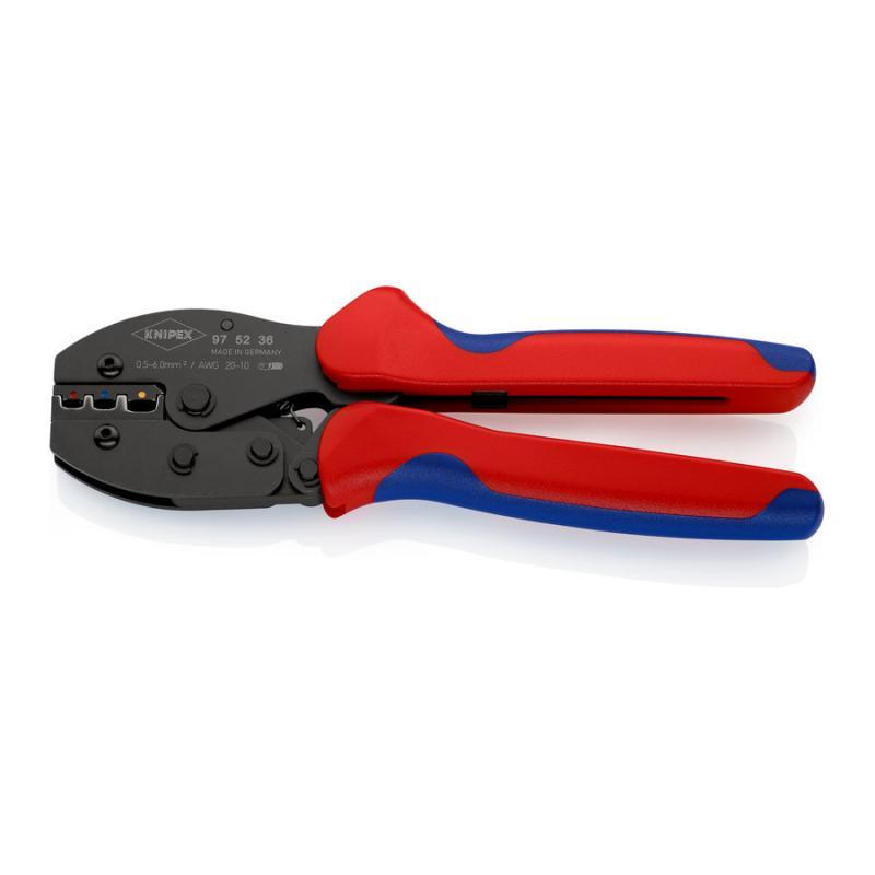 KNIPEX 97 52 36 SB PreciForce Pinza per capicorda con impugnature multicomponente brunita 220 mm in blister