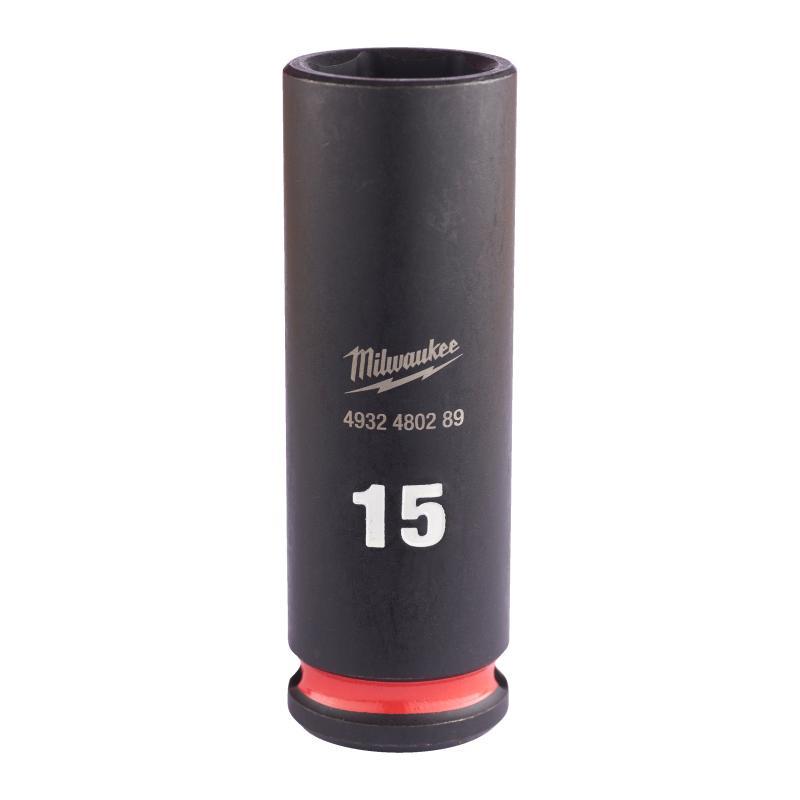 Shockwave Impact Duty Impact Sockets - Milwaukee — BUSSOLA A MACCHINA DA 3/8 15 mm - LUNGA