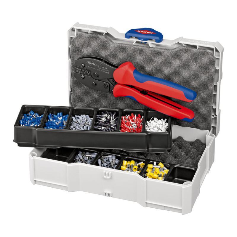 KNIPEX 97 90 23 Assortimento di capicorda per terminali a bussola 8 pezzi 265 mm