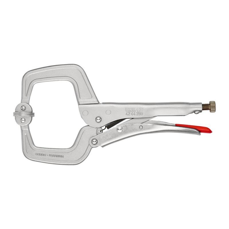 KNIPEX 42 44 280 Pinza a morsetto per saldatori zincata 280 mm