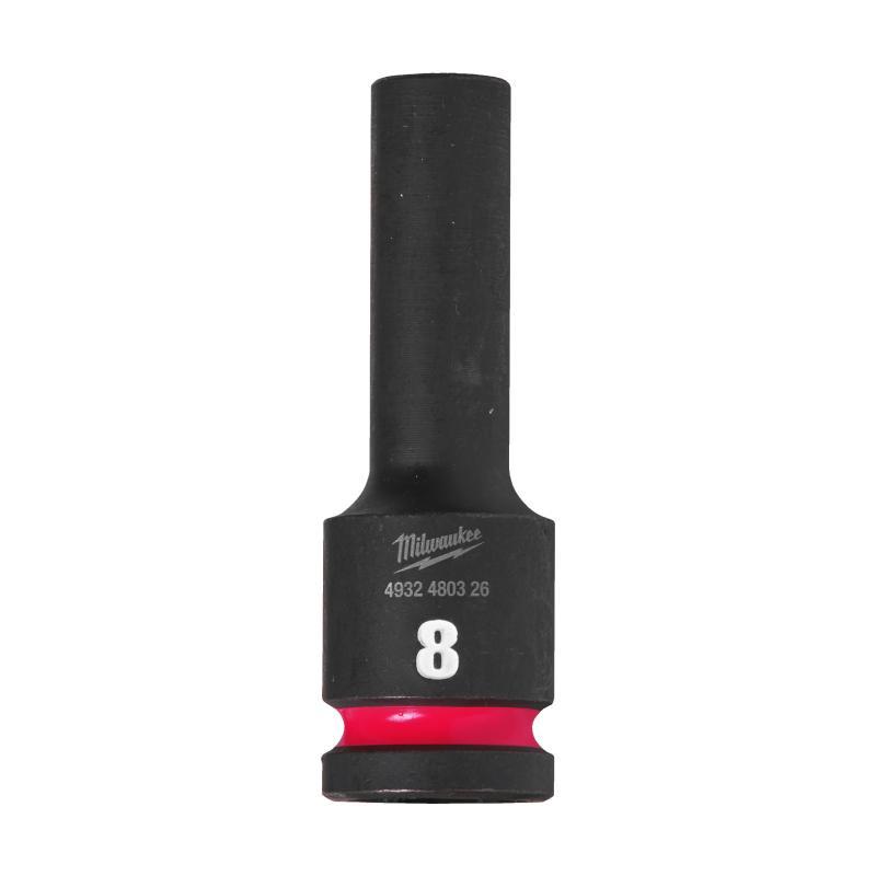 Shockwave Impact Duty Impact Sockets - Milwaukee — BUSSOLA A MACCHINA DA 1/2 8 mm - LUNGA