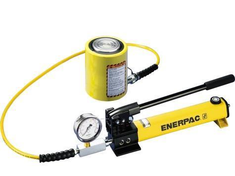 Cilindro Idraulico A Bassa Altezza E Set Di Pompa A Mano 57 mm Corsa