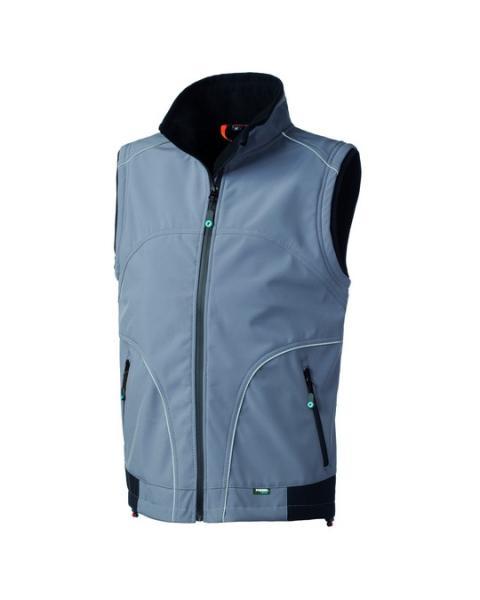 Gilet Softshell Preston Chiusura Zip Waterproof - Rossini HH623 — M / Grigio/Nero
