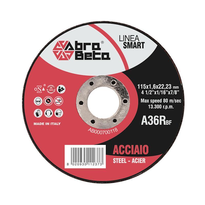 Disco Da Taglio Centro Piano Spessore Sottile A36R Linea SMART ABRABETA