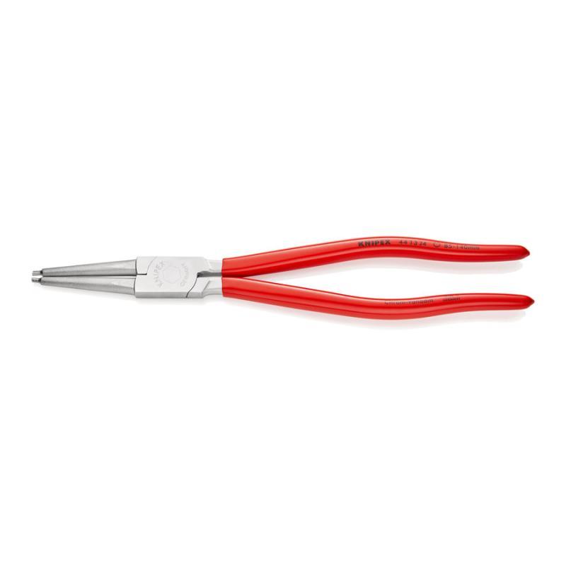 KNIPEX 44 13 J4 Pinza per anelli di sicurezza per anelli di sicurezza interni a fori rivestiti in resina sintetica cromata 320 mm