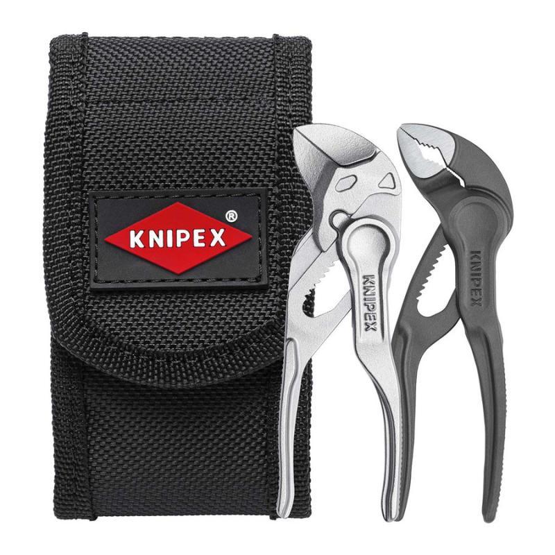 KNIPEX 00 20 72 V04 XS Mini set pinze XS nella tasca portautensili per cintura 1 x 87 00 100, 1 x 86 04 100 150 mm