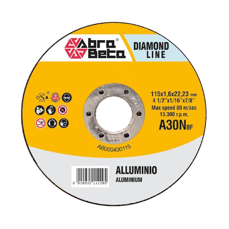 Disco Da Taglio A Centro Depresso Per Alluminio A30N Linea DIAMOND ABRABETA