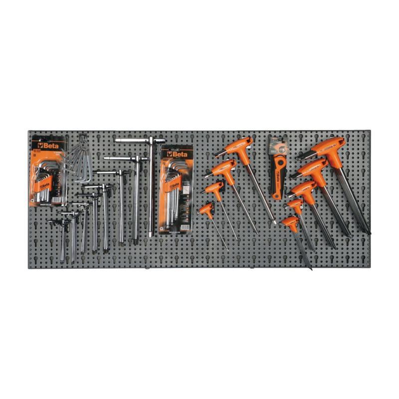 Assortimento Di 257 Utensili Con Ganci Senza Pannello 6600 M/51 Beta 066000051