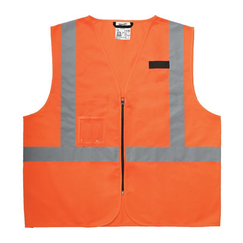 Gilet Contractor Ad Alta Visibilita - Milwaukee — GILET CONTRACTOR ALTA VIS ARANCIO S/M