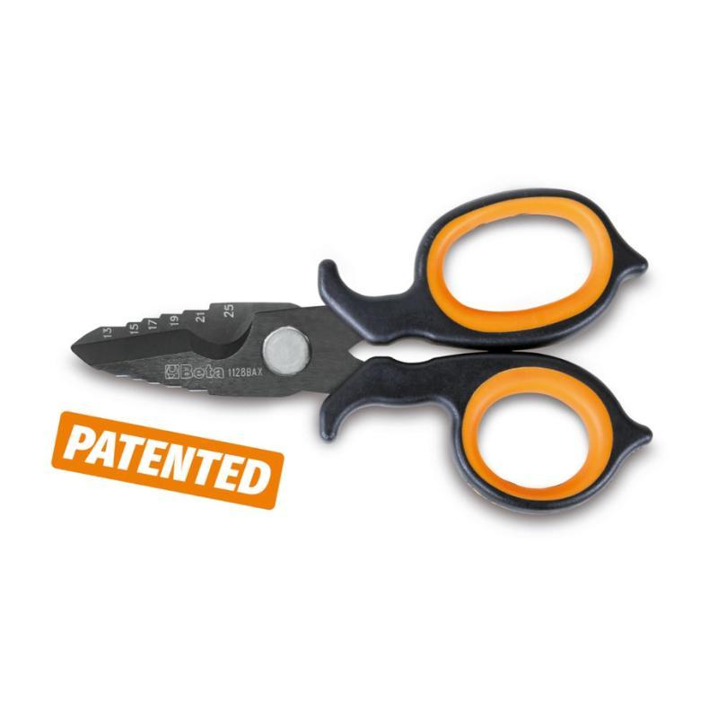 Forbici Per Elettricisti Con Profili A Fresa In Acciaio Inox Rivestito In Dlc 1128BAX Beta 011280088