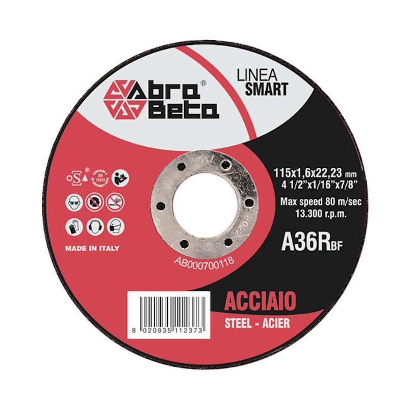 Disco Da Taglio Centro Depresso Spessore Sottile ø230x2,0x22,23 A36R Linea SMART ABRABETA