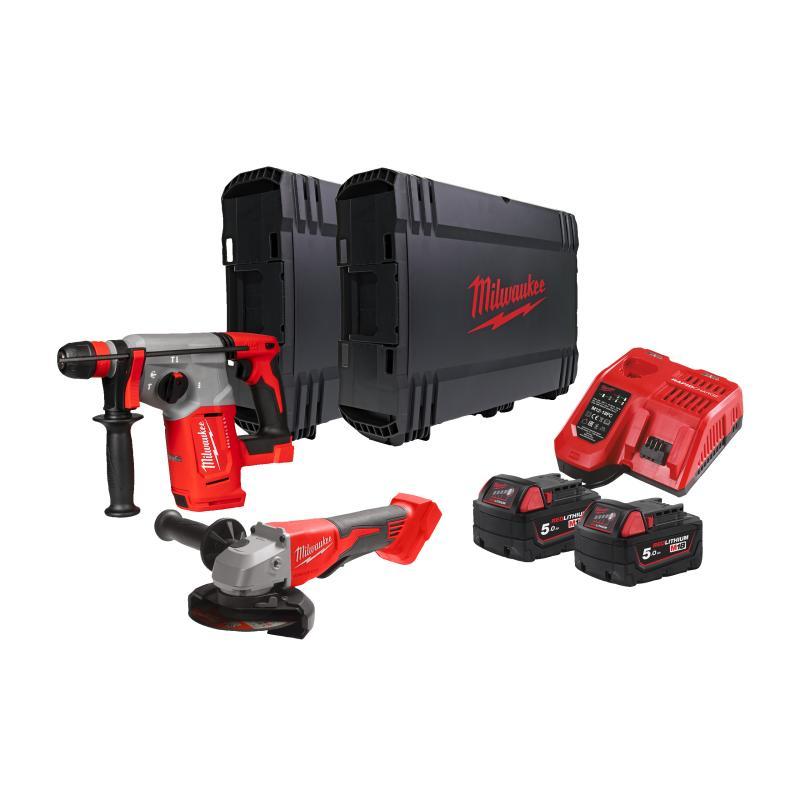Kit M18 Brushless Tassellatore E Smerigliatrice Blhx + Blsag125Xpd - M18 BLPP2G-502X - Milwaukee 4933498575