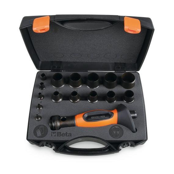 Assortimento Di 15 Fustelle Da 3 A 30 Mm E 1 Accessorio 1105C/16T Beta 011050255