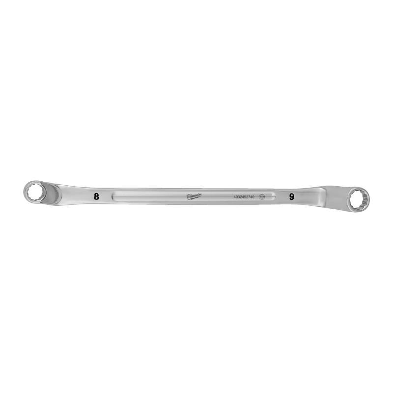 Chiavi Poligonali Doppie Curve - Milwaukee — CHIAVE POLIGONALI DOPPIE CURVA 8x9 mm