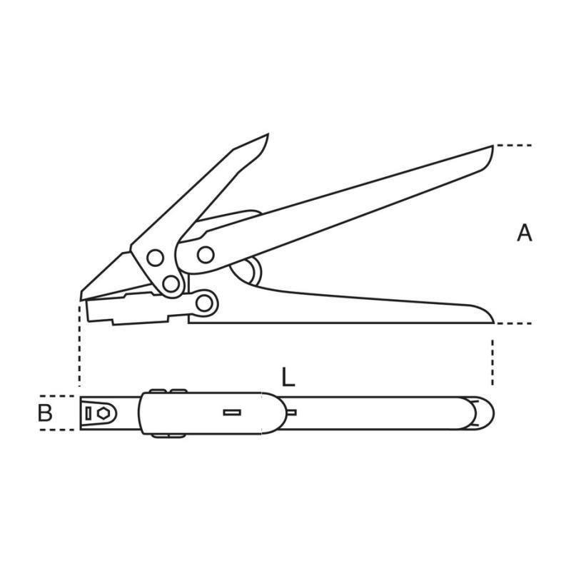 Pinza Per Fascette In Nylon 1743 BMGroup 017430001