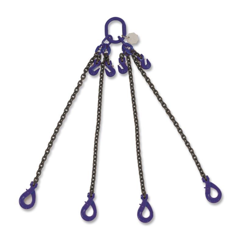 Pendente Di Sollevamento, Ganci Self-Locking E Accorciatori, Catena 4 Bracci, G10 8098SL/G10 Robur