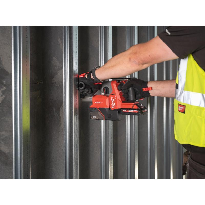 Tassellatore Compatto Sds-Plus 16 Mm 18 Volt Tecnologia Fuel Cpn Aspiratore M18 Fddec - Senza Batteria - M18 Fhacdde-0C - Milwaukee 4933498586