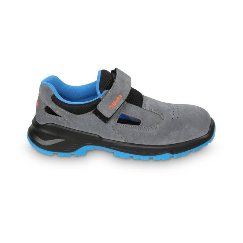 Sandali Basic Plus In Pelle Scamosciata Con Chiusura A Strappo S1PS FO SR 7201BP Beta