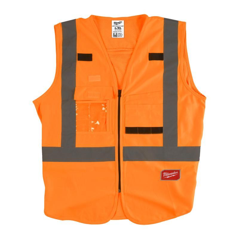 Gilet Standard Ad Alta Visibilita - Milwaukee — GILET ALTA VISIBILITA' ARANCIONE L/XL